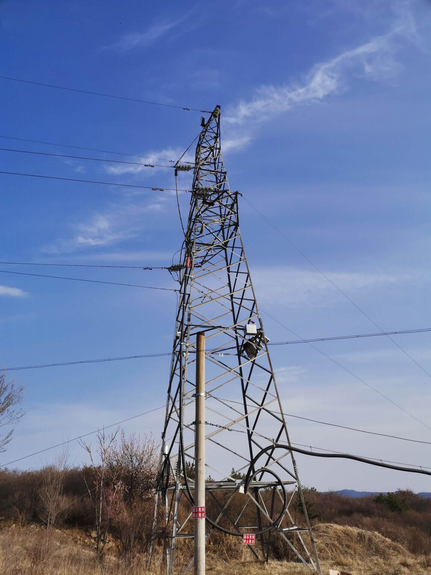 輸電線路防外力破壞智能視頻預警監控裝置